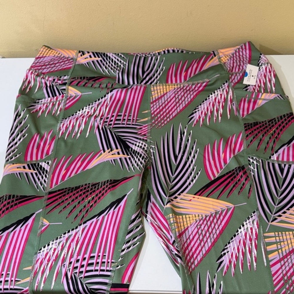 Pro Player Tropical Athletic pants women’s workout Legging casual pants Size 2XL